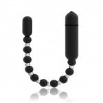 Booty Beads 2 PowerBullet – Koraliki analne wibrujące czarne
