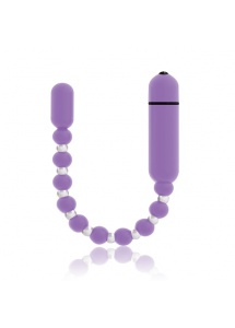 Booty Beads 2 PowerBullet – Koraliki analne wibrujące fioletowe