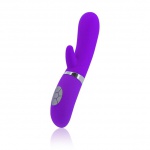 Wibrator ze stymulatorem - Maia Toys Vibrator with Clit Stem Neon Purple