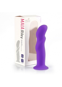 Dildo silikonowe - Maia Toys Silicone Dildo Purple 