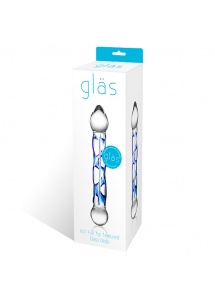 Dildo szklane - Glas Full Tip Textured Glass Dildo  