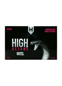 Tabletki na erekcję - High Octane Titan Erection Caps  6 sztuk