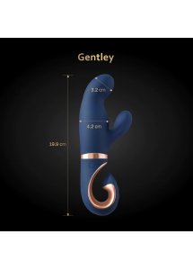Gvibe - Wibrator Stymulujący Punkt G i Łechtaczkę Niebieski Gentley