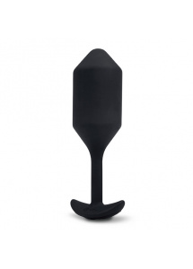 Korek wibrujący obciążony - B-Vibe Vibrating Snug Plug XL   Czarny