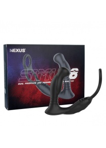 Masażer prostaty z pierścieniem na penisa i jądra - Nexus Simul8 Vibrating Dual Motor Anal Cock and Ball Toy  