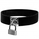 Obroża z kłódką - S&M Lock & Key Collar  