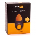 Luksusowy Pierścień wibrujący na penisa - Pornhub Turbo Cock Ring 