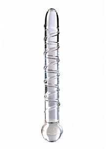 Pipedream Icicles - Plug Dildo szklany No. 1 przezroczysty prosty 21,8 cm