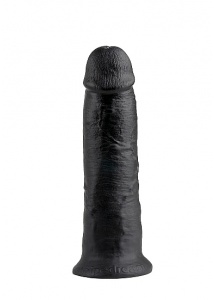Pipedream King Cook - Sztuczny penis czarny, PVC - 26cm (10")
