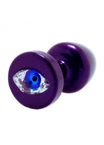 Plug analny ozdobny - Diogol Anni R Eye Purple Crystal 30 mm Fioletowy