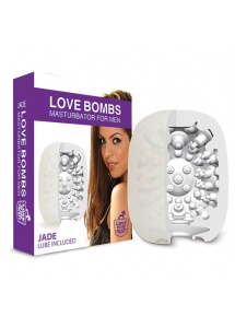 Podręczny masturbator z lubrykantem - Love in the Pocket Love Bombs Jade