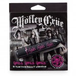 Podręczny rockowy wibrator - Motley Crue Girls Girls Girls 10 Function Bullet Vibrator Black