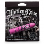 Podręczny rockowy wibrator - Motley Crue Shout at the Devil 10 Function Bullet Vibrator Pink