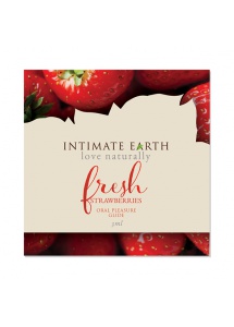 Próbka 3ml - Smakowy żel nawilżający - Intimate Organics Wild Strawberries Lube truskawki