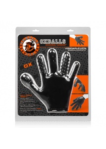 Rękawiczka do stymulacji - Oxballs Finger Fuck Glove Black  