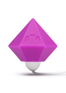 Symulator łechtaczki kolorowy - Tokidoki Silicone Purple Diamond Clitoral Vibrator 