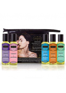 Zestaw olejków do masażu erotycznego i klasycznego - Kama Sutra Massage Tranquility Kit Naturals