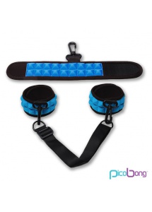 PicoBong Resist No Evil Cuffs – Szerokie kajdanki opaski niebieskie