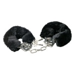 Handcuffs Black – Klasyczne kajdanki z futerkiem