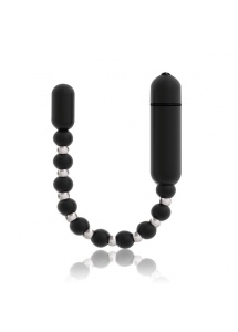 Booty Beads 2 PowerBullet – Koraliki analne wibrujące czarne