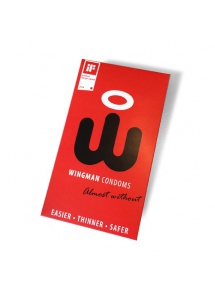 Prezerwatywy z aplikatorem - Wingman Condoms 2 sztuki