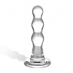 Plug analny szklany – Glas Triple Play Beaded Glass Butt Plug