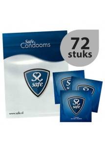 Prezerwatywy klasyczne - Safe Just Safe Condoms 72szt