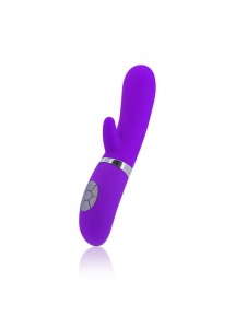 Wibrator ze stymulatorem - Maia Toys Vibrator with Clit Stem Neon Purple
