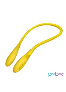 Wibrator podwójny wyginany - PicoBong Transformer  żołty