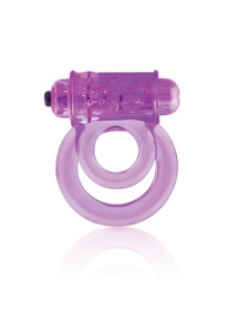 Pierścień podwójny z wibracjami - The Screaming O DoubleO 6 Purple 