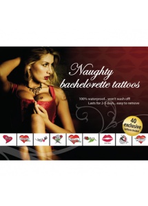 AdultBodyArt - Zestaw Tatuaże Erotyczne - Naughty Bachalorette