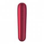Bezdotykowy stymulator łechtaczki - Satisfyer Dual Love Air Pulse Vibrator Czerwony