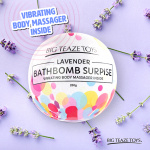 Bomba kąpielowa z wibratorem - Big Teaze Toys Bath Bomb Surprise with Vibrating Body Massager Lawenda