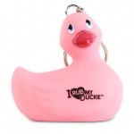 Breloczek - I Rub My Duckie Keychain   Różowy