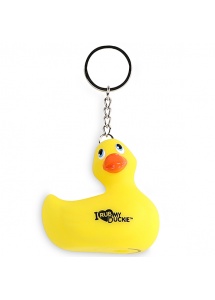 Breloczek - I Rub My Duckie Keychain   Żółty