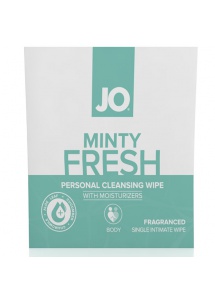 Chusteczki do higieny intymnej - System JO Wipes Minty Fresh Fragranced Miętowe 1szt 