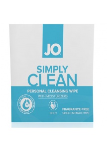 Chusteczki do higieny intymnej - System JO Wipes Clean Fragrance Free Bezzapachowe 1szt 
