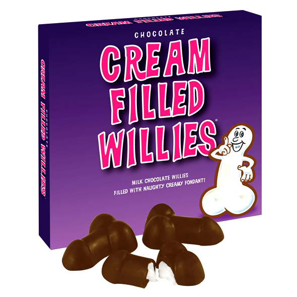Cukierki peniski z białym kremem - Cream Filled Willies  