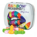 Cukierki teczkowe kutaski - Rainbow Peckermints  