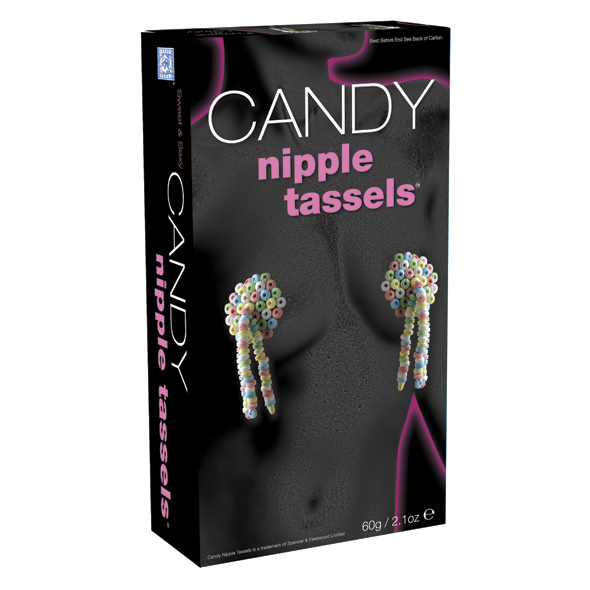 Cukierkowe nakładki na sutki - Candy Nipple Tassels 