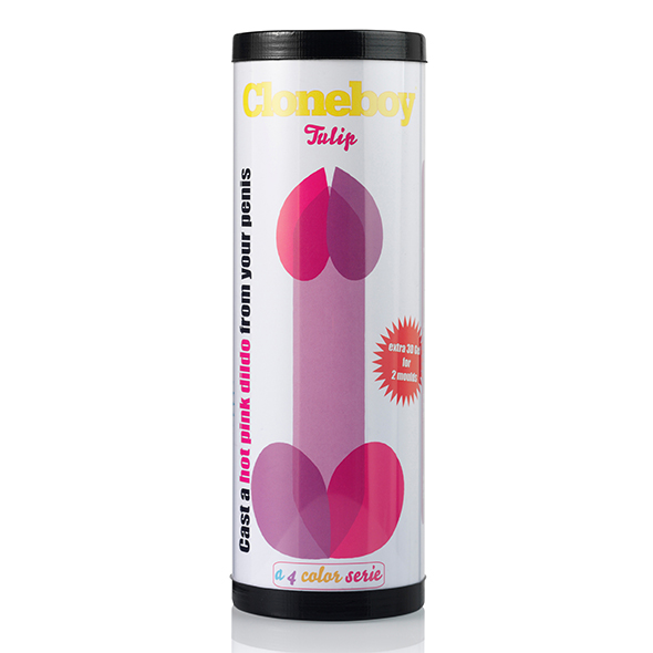 Dildo na wzór twego członka - Zestaw do kopiowania Cloneboy Dildo Tulip Hot Pink Różowy