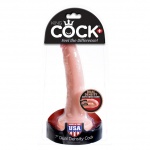 Dildo realistyczne - King Cock Dual Density Cock 7 Inch Flesh  - 18 cm