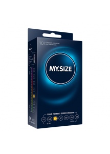 Dopasowane prezerwatywy - My Size Natural Latex Condom 53mm 10szt