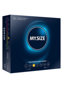 Dopasowane prezerwatywy - My Size Natural Latex Condom 53mm - 1szt