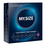 Dopasowane prezerwatywy - My Size Natural Latex Condom 69mm 3szt