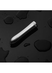 Ekskluzywny mini wibrator - Doxy Bullet Vibrator   Srebro