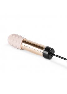 Ekskluzywny podręczny wibrator bullet - Le Wand Bullet Rechargeable Vibrator Rose Gold  