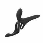 HONEYPLAYBOX -  WIBRATOR DLA PAR PODWÓJNY STEROWANY APLIKACJĄ CZARNY