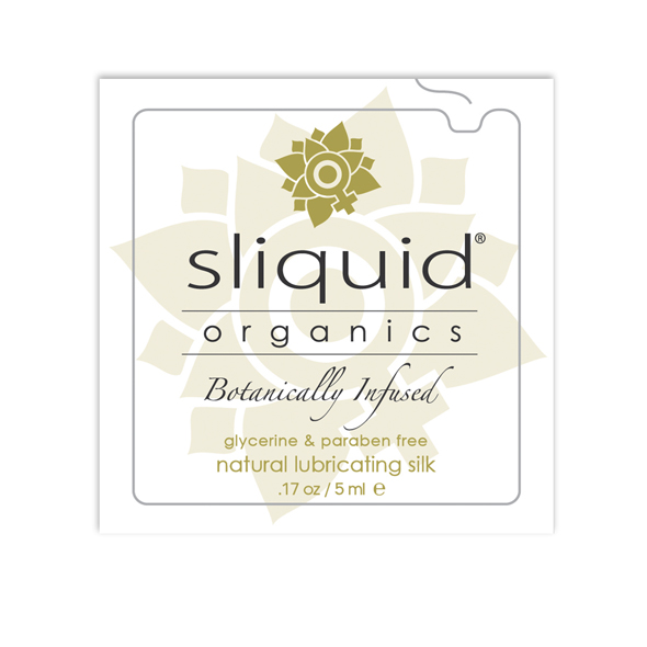 Hybrydowy żel nawilżający - Sliquid Organics Silk Lubricant Pillow 5 ml SASZETKA