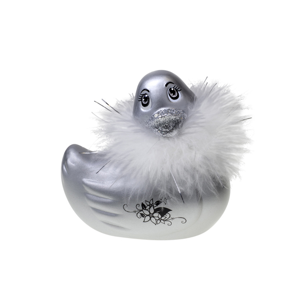 I Rub My Duckie - Najsłynniejszy wododporny stymulator kaczuszka Elegantka srebrna podróżna
